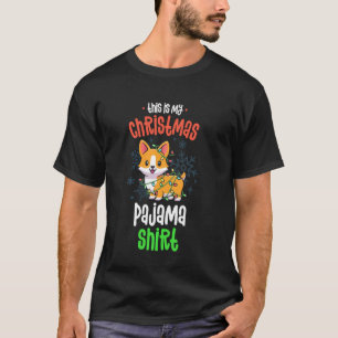 This Is My Christmas Pajama Dog Corgi Xmas Pajama T-Shirt