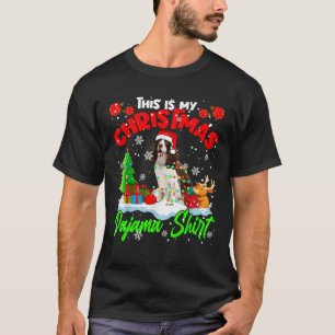 This Is My Christmas Pajama English Springer Spani T-Shirt