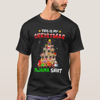 This Is My Christmas Pajama French Bulldog Dog Xma T-Shirt