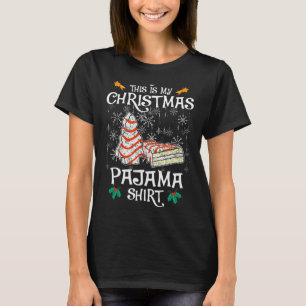 This Is My Christmas Pajama Fun Christmas Cake  T-Shirt