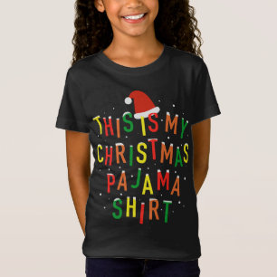 This Is My Christmas Pajama Funny Christmas Holida T-Shirt