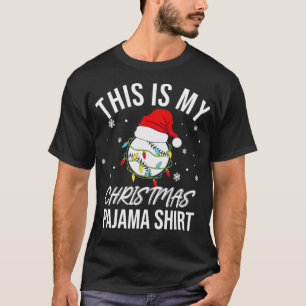 This Is My Christmas Pajama Funny Christmas T-Shirt