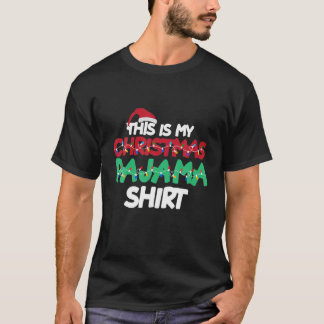 This Is My Christmas Pajama Funny Christmas T-Shirt