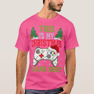 This Is My Christmas Pajama Gamer Santa Video Game T-Shirt
