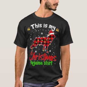 This Is My Christmas Pajama German Shepherd Dog T-Shirt
