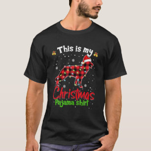 This Is My Christmas Pajama German Shepherd Dog T-Shirt