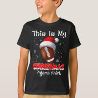 This Is My Christmas Pajama Gift For Football 