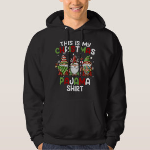 This Is My Christmas Pajama Gnomies Gnome Xmas Hol Hoodie