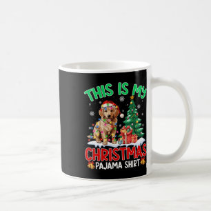 This Is My Christmas Pajama Golden Retriever Dog L Coffee Mug