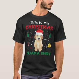 This Is My Christmas Pajama Golden Retriever Dog S T-Shirt