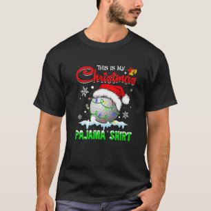 This Is My Christmas Pajama Golf Lover Xmas Santa T-Shirt