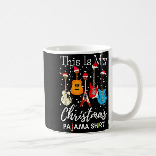 This Is My Christmas Pajama Guitar Guitarist Music Coffee Mug