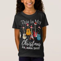 This Is My Christmas Pajama Guitar Guitarist Music