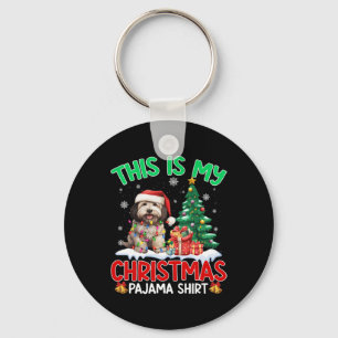 This Is My Christmas Pajama Havanese Dog Lovers Xm Key Ring