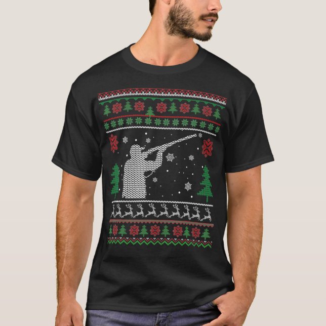 This is My Christmas Pajama Hunting  Ugly  T-Shirt (Front)