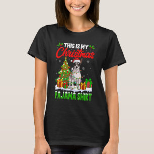 This Is My Christmas Pajama  Jack Russell Terrier  T-Shirt