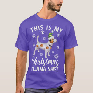 This Is My Christmas Pajama  Jack Russell Terrier  T-Shirt