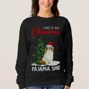 This Is My Christmas Pajama Japanese Chin Xmas Dog Sweatshirt