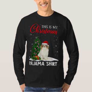 This Is My Christmas Pajama Japanese Chin Xmas Dog T-Shirt