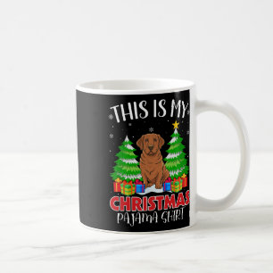 This Is My Christmas Pajama Labrador Dog Xmas Pjs Coffee Mug