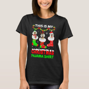 This Is My Christmas Pajama Maltese Dog Puppy T-Shirt