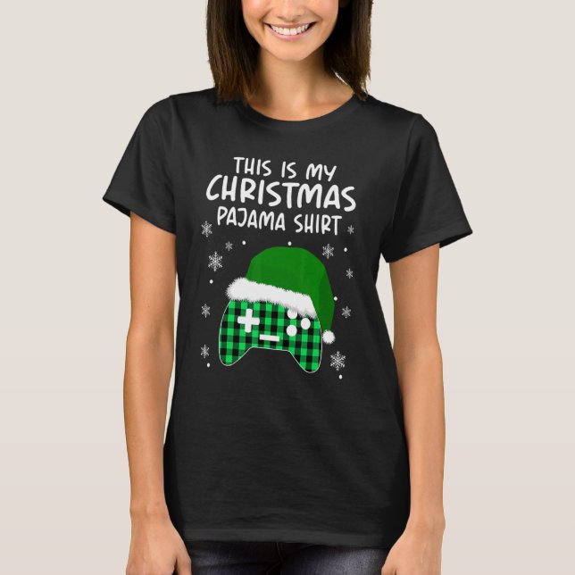 This Is My Christmas Pajama  Merry Christmas 3 T-Shirt (Front)
