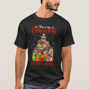 This Is My Christmas Pajama  Norwegian Forest Cat  T-Shirt