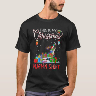 This Is My Christmas Pajama Otters Christmas Light T-Shirt