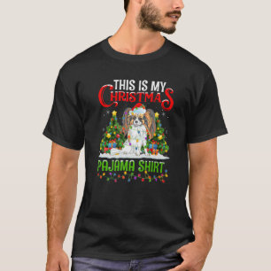 This Is My Christmas Pajama Papillon Dog Christmas T-Shirt
