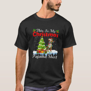 This Is My Christmas Pajama Santa Boxer Dog Xmas D T-Shirt