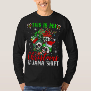 This Is My Christmas Pajama Santa ELF Reindeer Sku T-Shirt