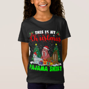 This is My Christmas Pajama Santa ELF Reindeer Wal T-Shirt