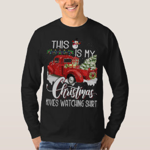 This Is My Christmas Pajama Santa Goat Riding Red  T-Shirt