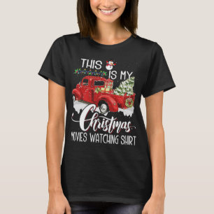 This Is My Christmas Pajama Santa Goat Riding Red T-Shirt