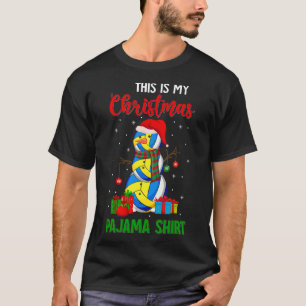 This Is My Christmas Pajama Santa Volleyball Lover T-Shirt