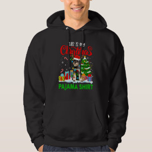 This Is My Christmas Pajama Schnauzer Dog Costume Hoodie