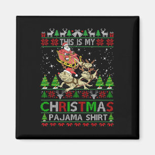 This Is My Christmas Pajama Shirt Bearded Dragon S Magnet
