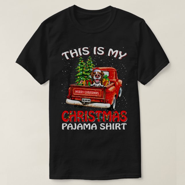 This Is My Christmas Pajama Shirt Border Collie Tr (Design Front)