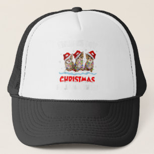 This Is My Christmas Pajama Shirt Cat Lover Funny Trucker Hat