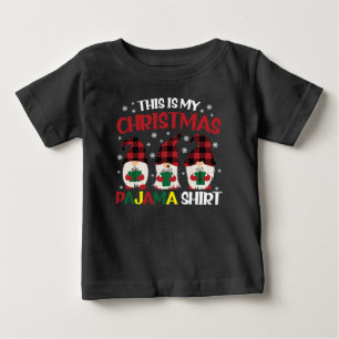 This Is My Christmas Pajama Shirt Family Gnomies