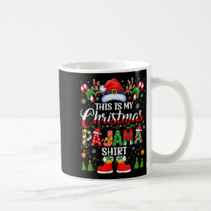 This Is My Christmas Pajama Shirt Funny Family Mat Coffee Mug