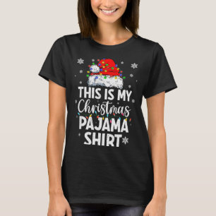 This Is My Christmas Pajama Shirt Funny Xmas Pjs M