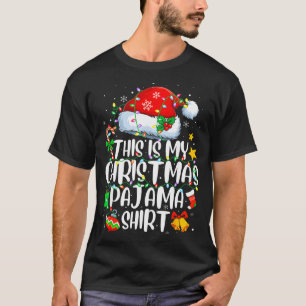 This Is My Christmas Pajama Shirt Funny Xmas Pjs M