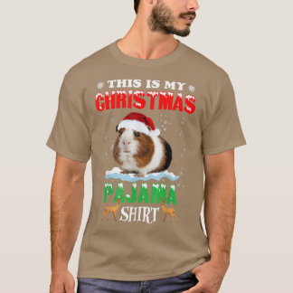 This Is My Christmas Pajama Shirt Guinea Pig Chris