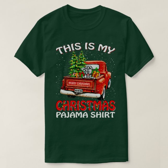 This Is My Christmas Pajama Shirt Irish Wolfhound  (Design Front)