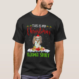 This Is My Christmas Pajama Shirt Papillon Dog Xma
