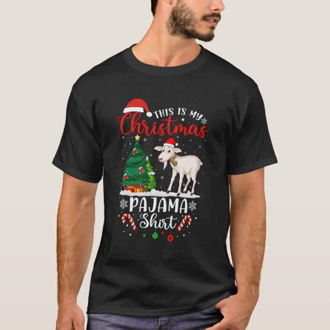 This Is My Christmas Pajama Shirt Tree Light Xmas  (Front)