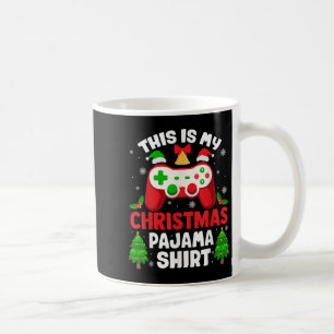This Is My Christmas Pajama Shirt Video Gamer Gami Coffee Mug