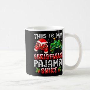 This Is My Christmas Pajama Shirts Controller Pjs  Coffee Mug