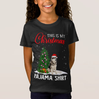 This Is My Christmas Pajama Siberian Husky Xmas Do T-Shirt